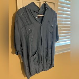Centro Guayabera shirt blue